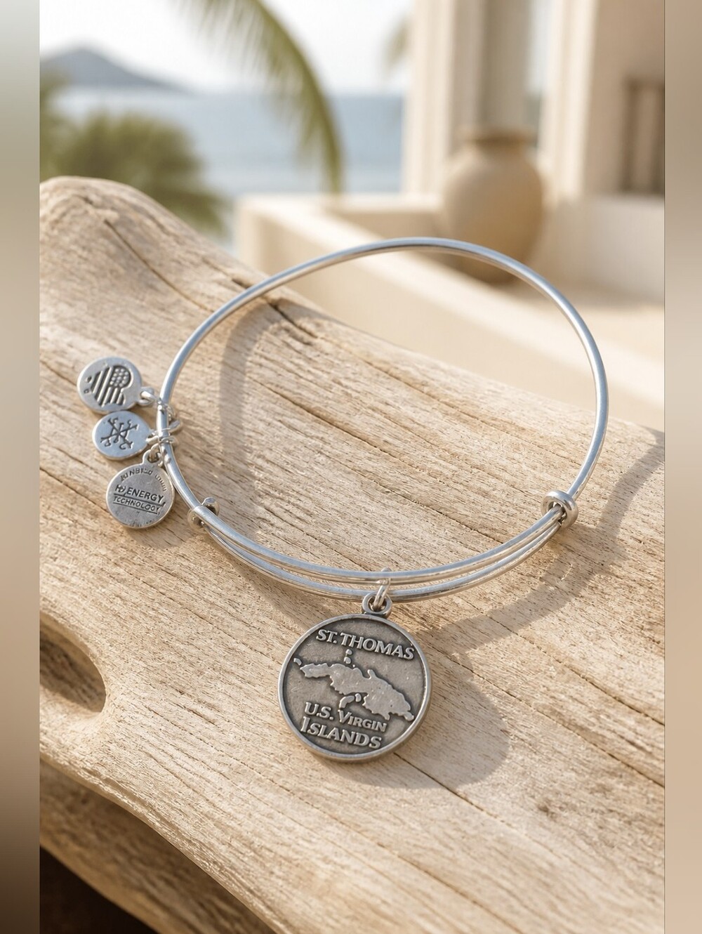 ALEX AND ANI St. Thomas Charm Bracelet. GUC